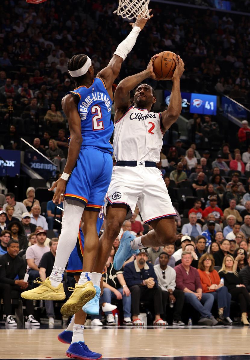 中超比赛直播-一边倒！快船110-128雷霆，看数据：他是头号罪人！